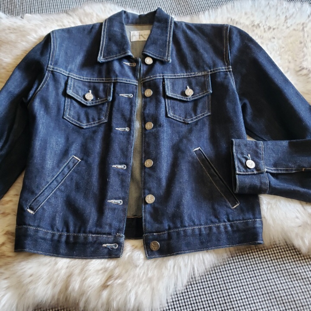 Calvin Klein Dark Blue Jean Jacket